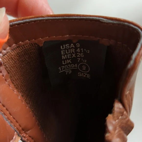 American Eagle Strappy Heel Ankle Boots sz 9 - Picture 4 of 9